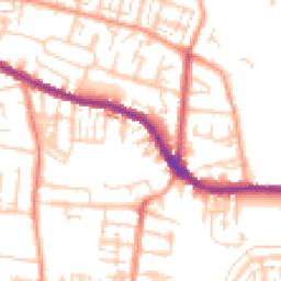 Daytime road noise heatmap for PO12 3HS
