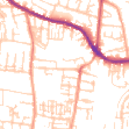 Daytime road noise heatmap for PO12 3NQ