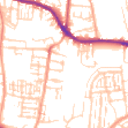 Daytime road noise heatmap for PO12 3NY