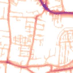 Daytime road noise heatmap for PO12 3PD