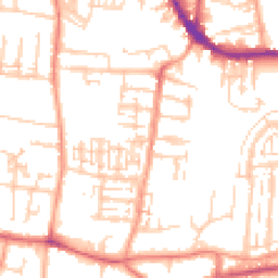 Daytime road noise heatmap for PO12 3PE