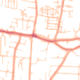 Daytime road noise heatmap for PO12 3PR
