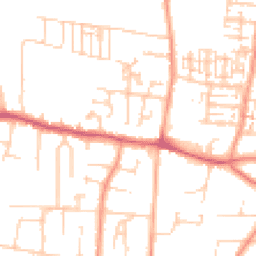 Daytime road noise heatmap for PO12 3RS