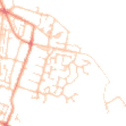 Daytime road noise heatmap for PO12 4GY