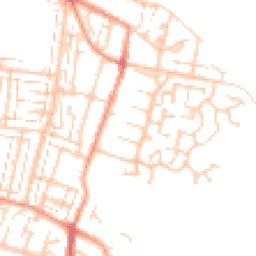 Daytime road noise heatmap for PO12 4JG