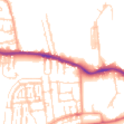 Daytime road noise heatmap for PO12 4TD