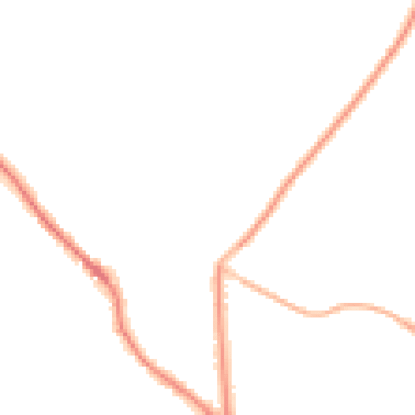 Night-time road noise heatmap for PO17 5AH