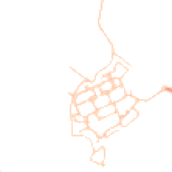 Daytime road noise heatmap for PO17 5AQ