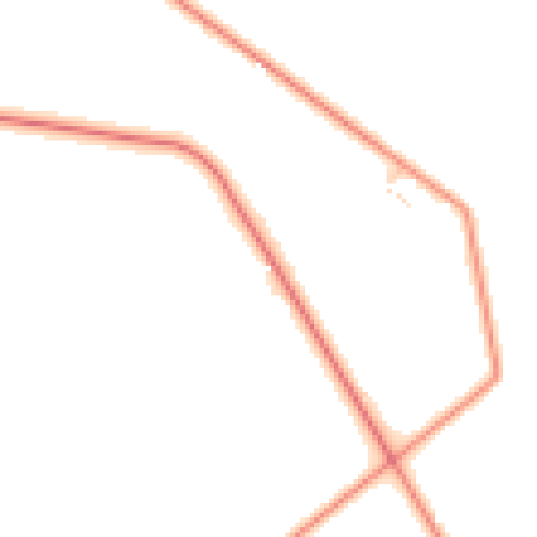 Daytime road noise heatmap for PO17 5AT