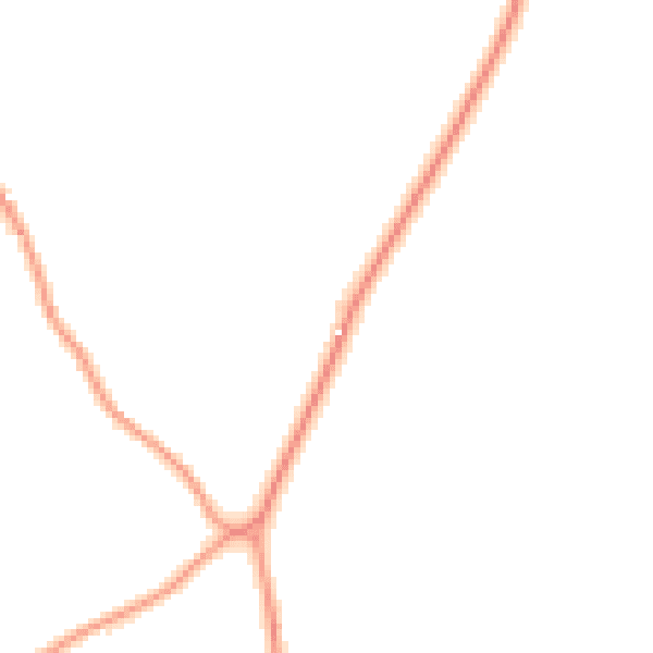 Daytime road noise heatmap for PO17 5AW