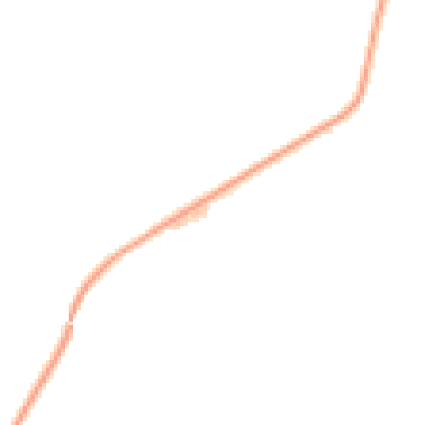 Night-time road noise heatmap for PO17 5BA