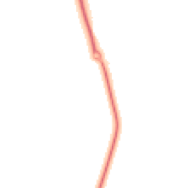 Night-time road noise heatmap for PO17 5BP