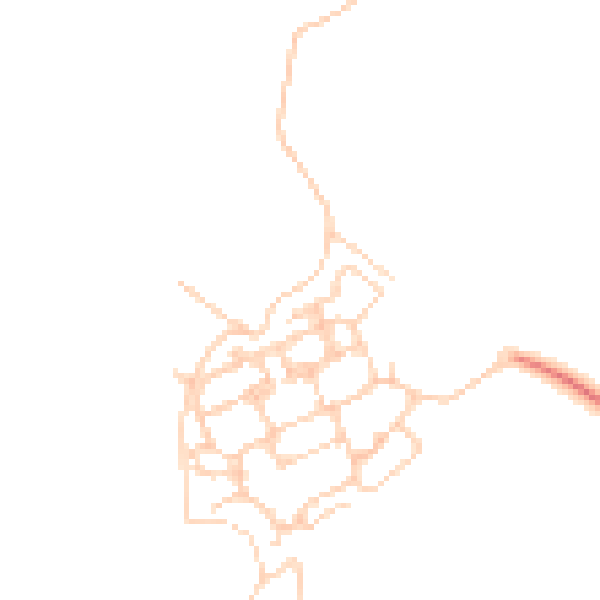 Daytime road noise heatmap for PO17 5FF