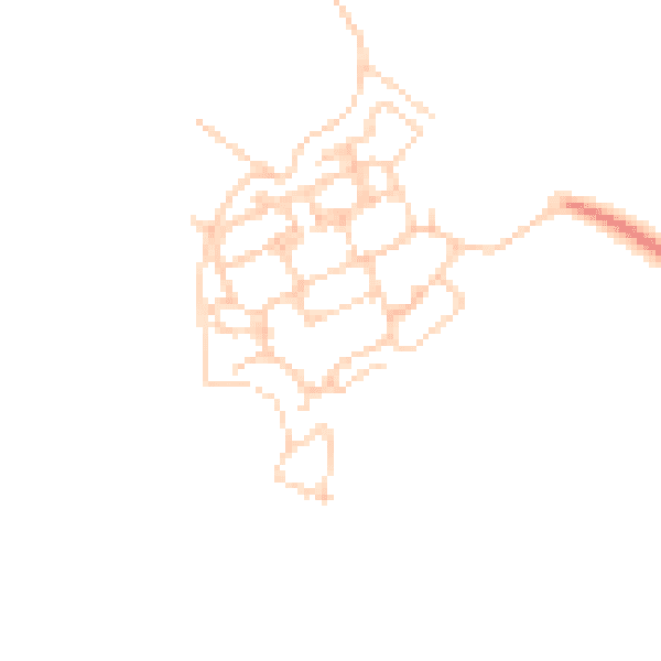 Daytime road noise heatmap for PO17 5FG