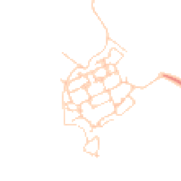 Daytime road noise heatmap for PO17 5FH