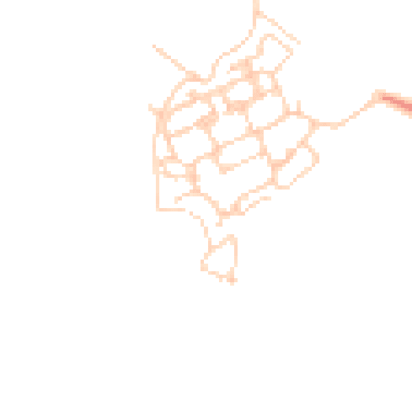 Daytime road noise heatmap for PO17 5GA