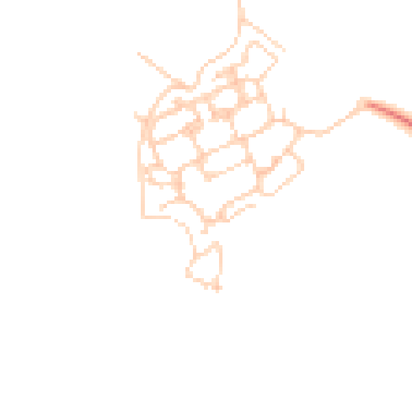 Daytime road noise heatmap for PO17 5GH