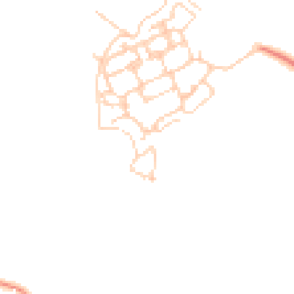 Daytime road noise heatmap for PO17 5GL
