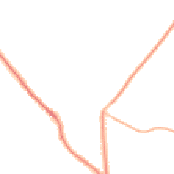 Night-time road noise heatmap for PO17 5HY
