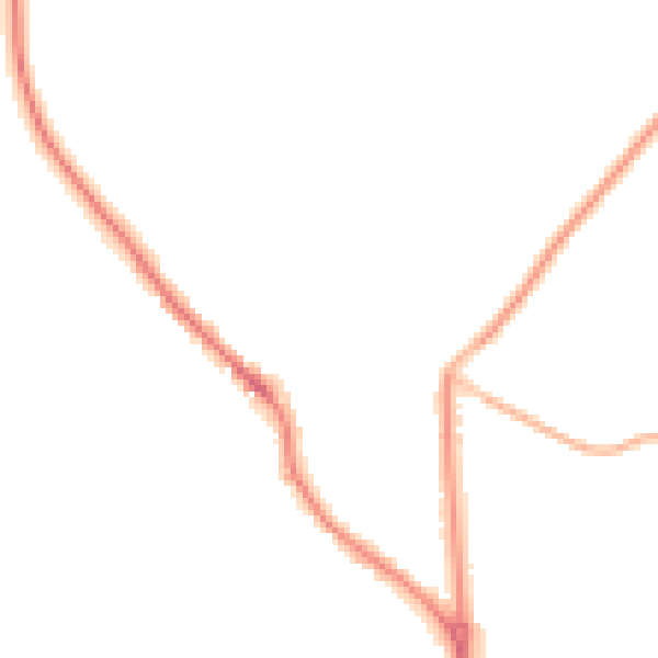 Night-time road noise heatmap for PO17 5JT