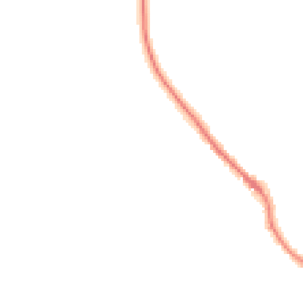 Night-time road noise heatmap for PO17 5PT