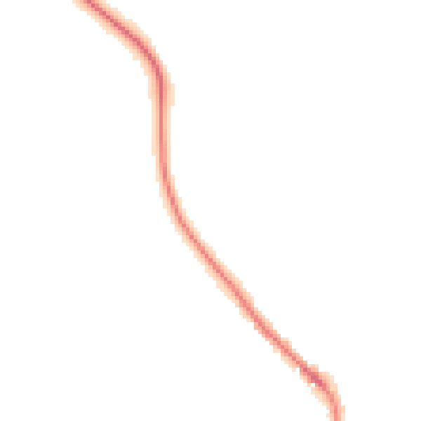 Night-time road noise heatmap for PO17 5QJ