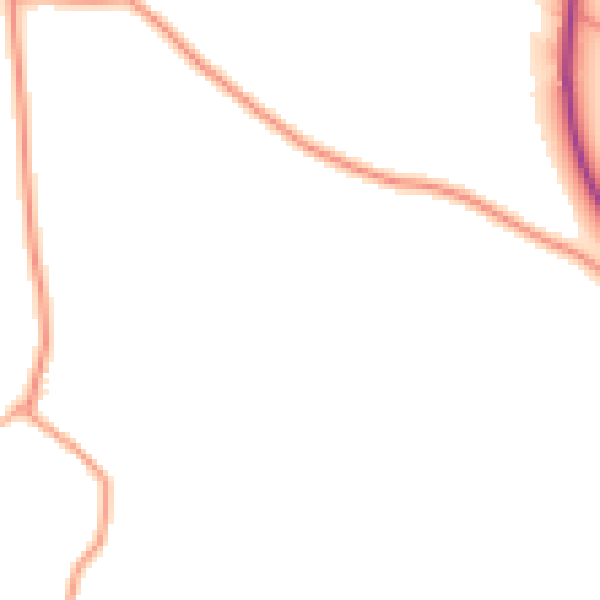 Daytime road noise heatmap for PO17 6AH