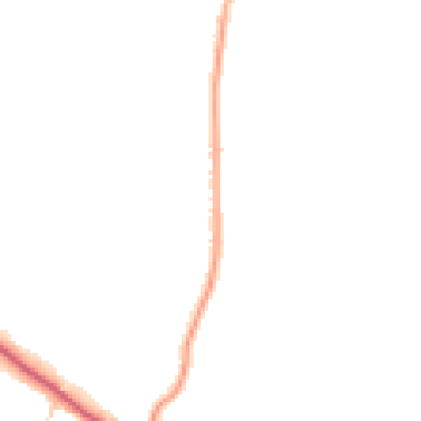 Daytime road noise heatmap for PO17 6DE