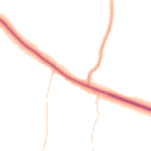 Daytime road noise heatmap for PO17 6JW