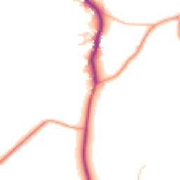 Daytime road noise heatmap for PO18 0AA