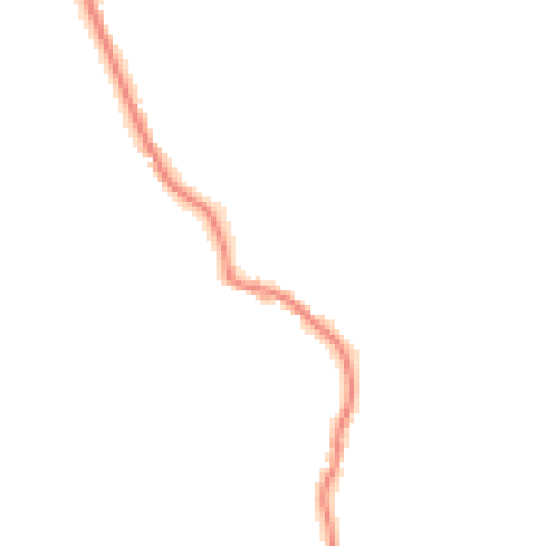 Night-time road noise heatmap for PO18 0AF