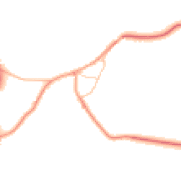 Daytime road noise heatmap for PO18 0AQ