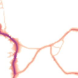 Daytime road noise heatmap for PO18 0AT