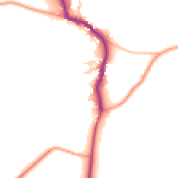 Daytime road noise heatmap for PO18 0BD
