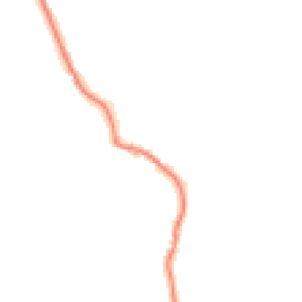 Night-time road noise heatmap for PO18 0BL
