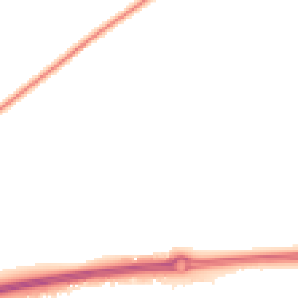 Night-time road noise heatmap for PO18 0EF