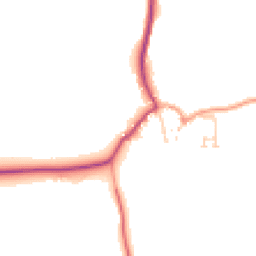 Daytime road noise heatmap for PO18 0EX