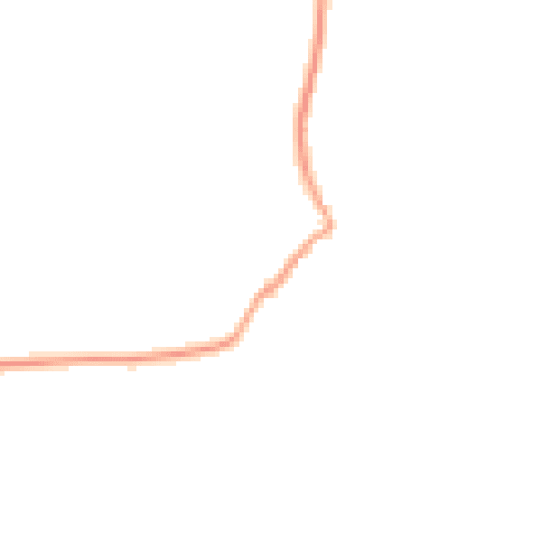 Night-time road noise heatmap for PO18 0EX