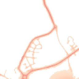 Daytime road noise heatmap for PO18 0GE
