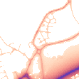 Daytime road noise heatmap for PO18 0GP