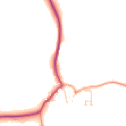Daytime road noise heatmap for PO18 0HF