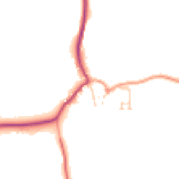 Daytime road noise heatmap for PO18 0HN