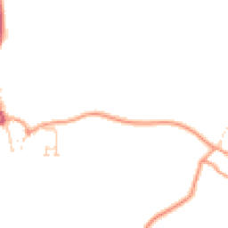 Daytime road noise heatmap for PO18 0HT