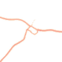 Daytime road noise heatmap for PO18 0HU
