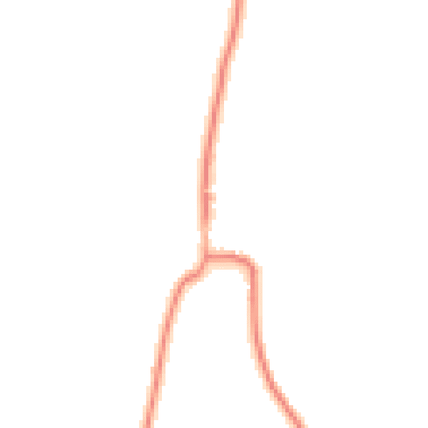 Daytime road noise heatmap for PO18 0LT