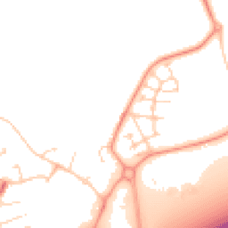 Daytime road noise heatmap for PO18 0NL