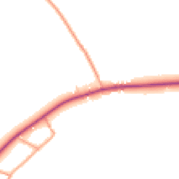 Daytime road noise heatmap for PO18 0RD