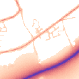Daytime road noise heatmap for PO18 0RY