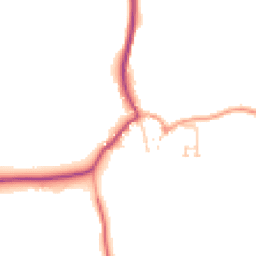 Daytime road noise heatmap for PO18 0SB