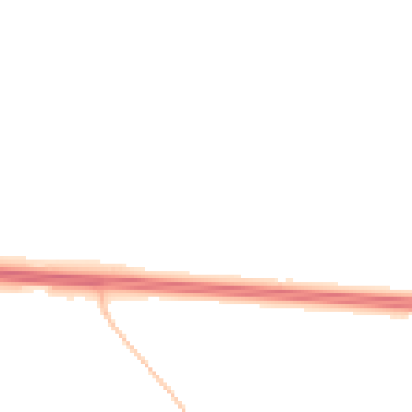 Night-time road noise heatmap for PO18 0SD